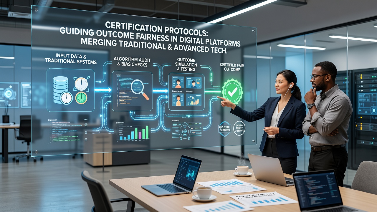 Regulatory testing adn compliance documentation for outcome fairness in digital draw and reel hybrids