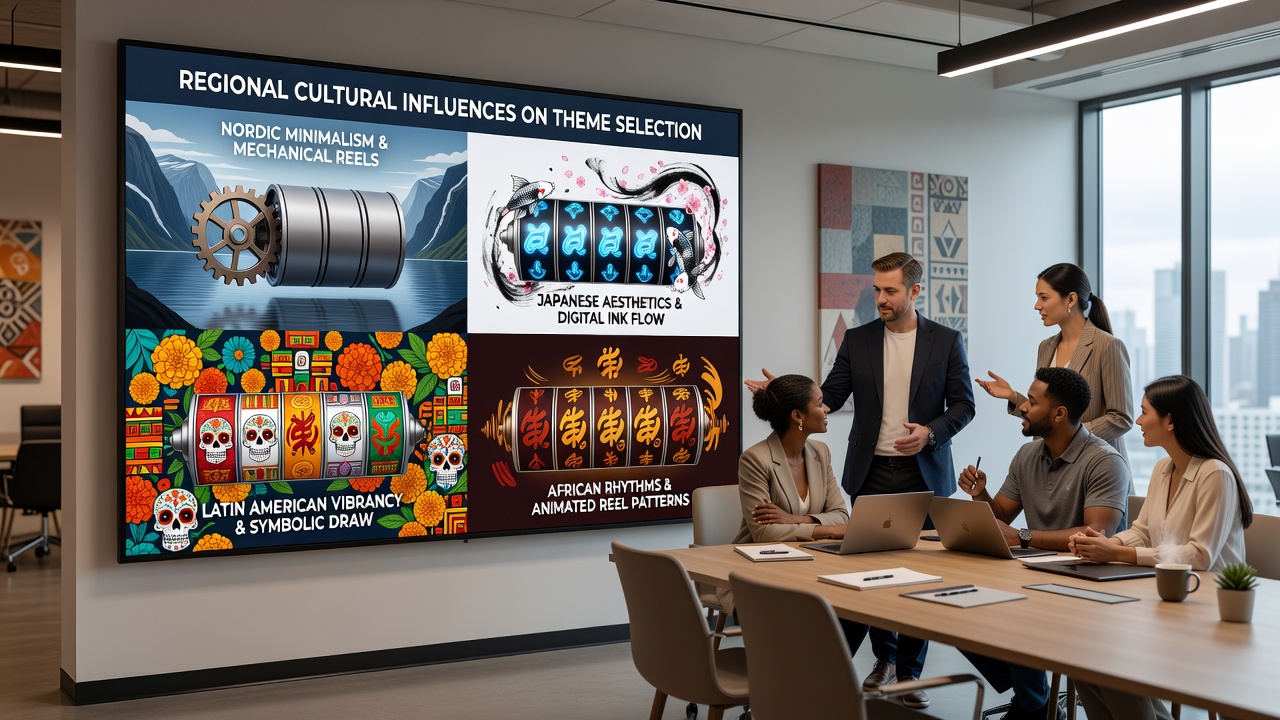 Split-screen view of hybrid gaming sessions showing European castle themes on one side and Latin American festival motifs on the other with active reel and draw interfaces