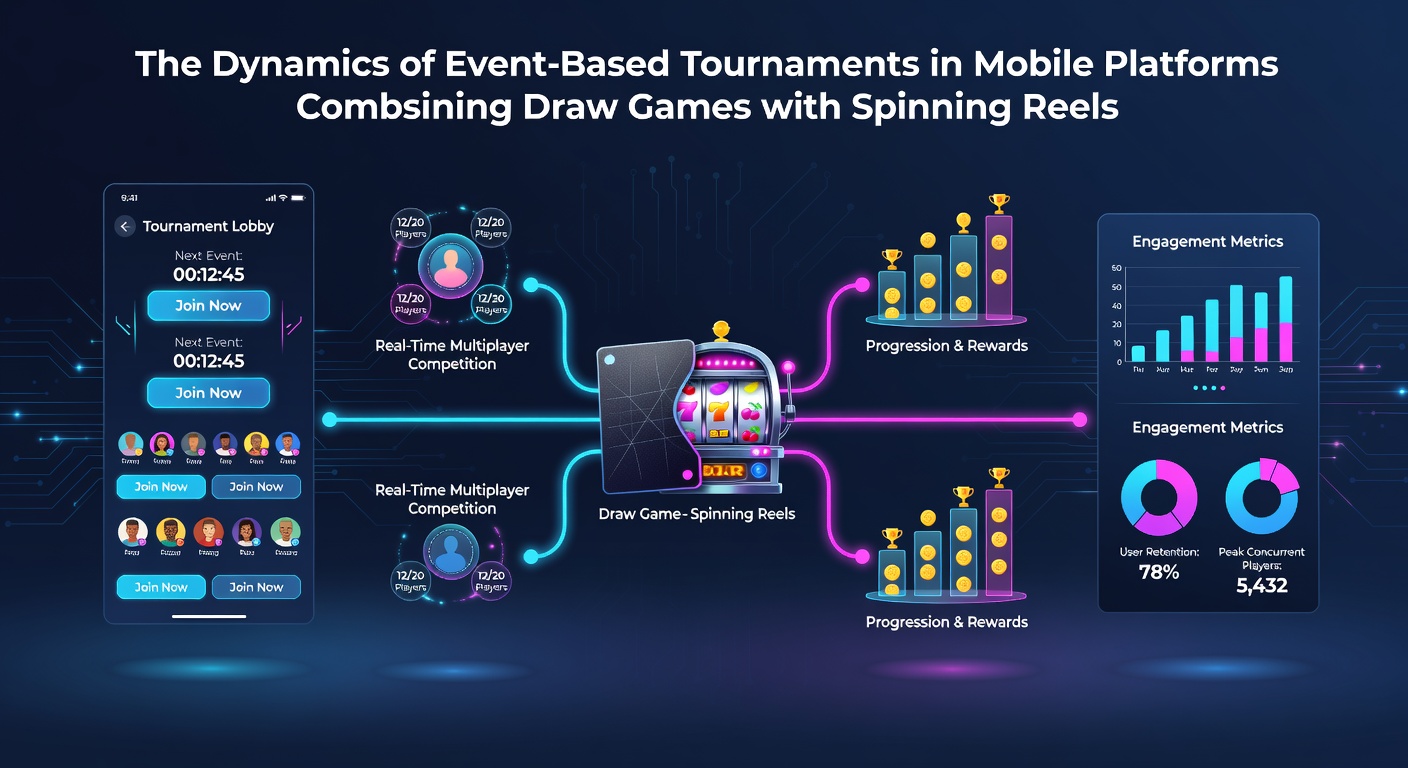 Leaderboard screen from a mobile tournament displaying real-time rankings where draw game results and spinning reel scores combine to determine final positions